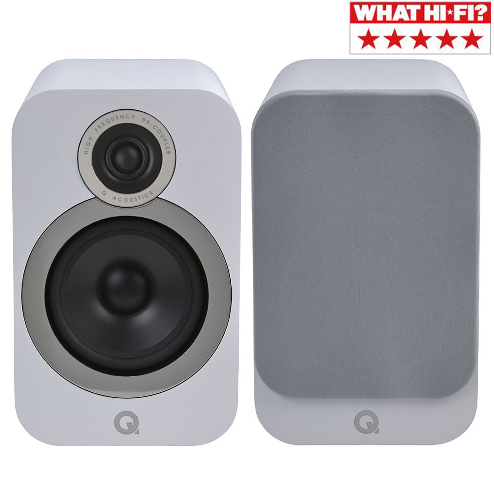 Q ACOUSTICS 3030i Raf Tipi Beyaz Hoparlör (Çift)
